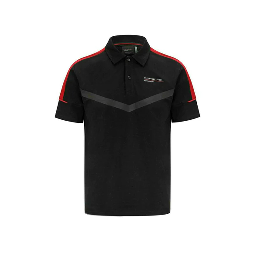 Cmc Motorsports Premium Quality Top Grade Hot Selling Por-sche Motorsport Men's Fanwear Polo Shirt Black