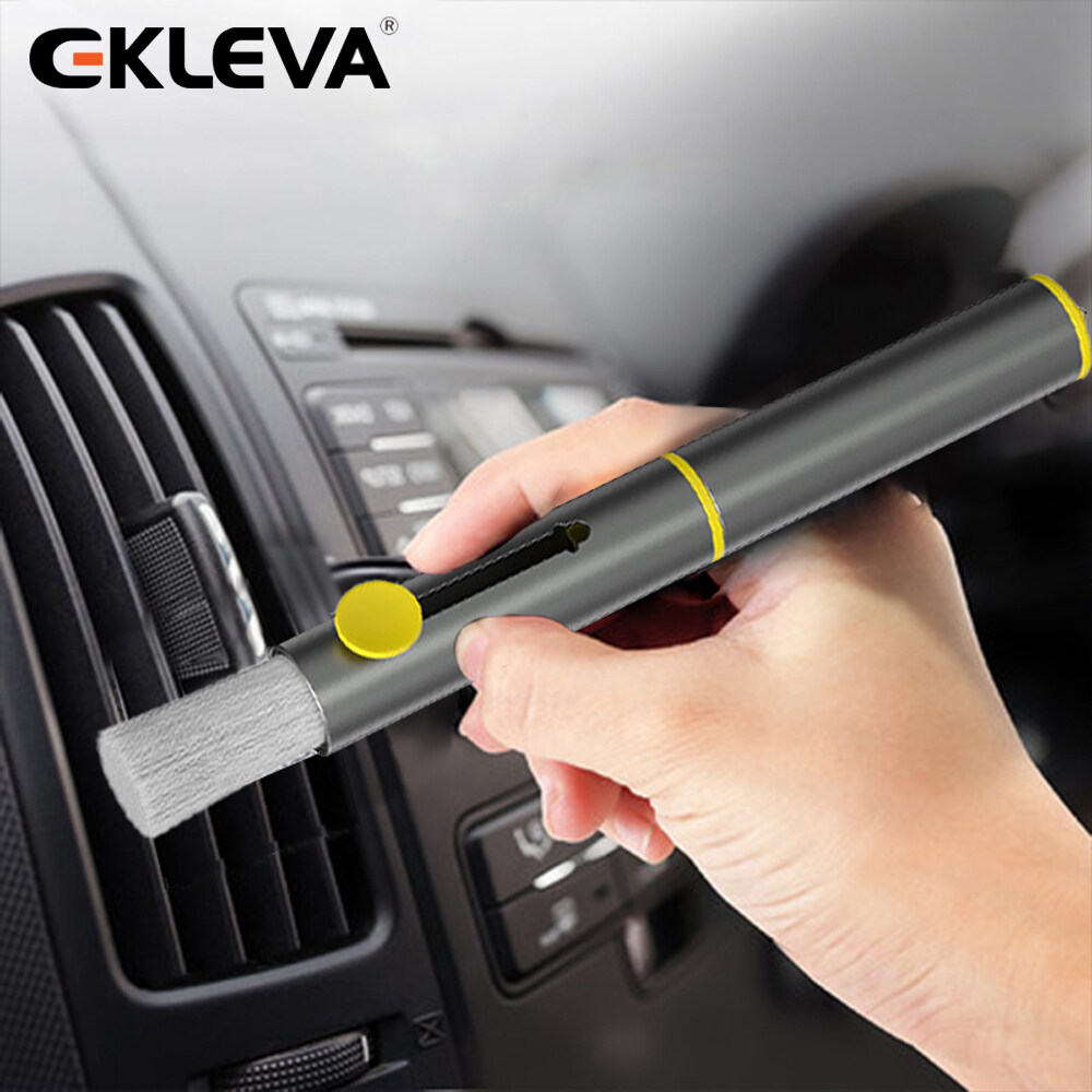 EKLEVA Multifunctional Car Cleaning Brush for Car Air Outlet Interior Clean Tools with Window Breaker Safety Hammer&Tire Clearing Hook
